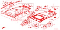 GARNITURE DE PLAFOND (1) pour Honda CR-V DIESEL 2.2 DIESEL ELEGANCE L 5 Portes 5 vitesses automatique 2013