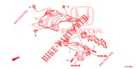 COLLECTEUR D'ECHAPPEMENT (DIESEL) (2.2L) pour Honda CR-V DIESEL 2.2 EXECUTIVE NAVI 5 Portes 6 vitesses manuelles 2013