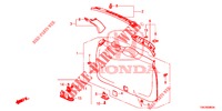 GARNITURE DE HAYON AR. pour Honda CR-V DIESEL 2.2 EXECUTIVE NAVI 5 Portes 6 vitesses manuelles 2013