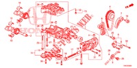 POMPE A HUILE (DIESEL) (2.2L) pour Honda CR-V DIESEL 2.2 EXECUTIVE NAVI 5 Portes 6 vitesses manuelles 2013