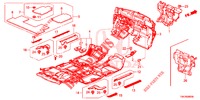 TAPIS DE SOL pour Honda CR-V DIESEL 2.2 EXECUTIVE NAVI 5 Portes 6 vitesses manuelles 2013