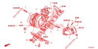 TURBOCOMPRESSEUR (DIESEL) (2.2L) pour Honda CR-V DIESEL 2.2 EXECUTIVE NAVI 5 Portes 6 vitesses manuelles 2013
