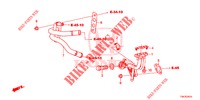 TUYAU D'HUILE DU TURBOCOMPRESSEUR (DIESEL) (2.2L) pour Honda CR-V DIESEL 2.2 EXECUTIVE NAVI 5 Portes 6 vitesses manuelles 2013