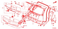 HAYON ARRIERE pour Honda CR-V DIESEL 2.2 EXECUTIVE NAVI 5 Portes 5 vitesses automatique 2013