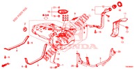 TUYAU DE REMPLISSAGE DE CARBURANT (DIESEL) pour Honda CR-V DIESEL 1.6 COMFORT 5 Portes 6 vitesses manuelles 2016