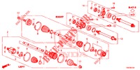 ARBRE PRIMAIRE AVANT/DEMI ARBRE (DIESEL) (2) pour Honda CR-V DIESEL 1.6 COMFORT 5 Portes 9 vitesses automatique 2016