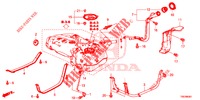 TUYAU DE REMPLISSAGE DE CARBURANT (DIESEL) pour Honda CR-V DIESEL 1.6 COMFORT 5 Portes 9 vitesses automatique 2016