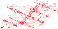 ARBRE PRIMAIRE AVANT/DEMI ARBRE (DIESEL) (2) pour Honda CR-V DIESEL 1.6 ELEGANCE 5 Portes 9 vitesses automatique 2016