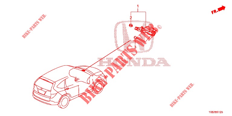 ANTENNE GPS pour Honda CR-V DIESEL 1.6 EXECUTIVE NAVI 4WD 5 Portes 6 vitesses manuelles 2016