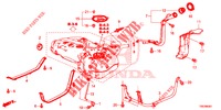 TUYAU DE REMPLISSAGE DE CARBURANT (DIESEL) pour Honda CR-V DIESEL 1.6 EXECUTIVE NAVI 4WD 5 Portes 9 vitesses automatique 2016