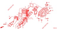 SOUPAPE VOLET ADMISSION (DIESEL) pour Honda CR-V DIESEL 1.6 EXCLUSIVE NAVI 4WD 5 Portes 6 vitesses manuelles 2016
