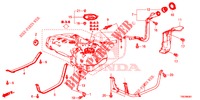 TUYAU DE REMPLISSAGE DE CARBURANT (DIESEL) pour Honda CR-V DIESEL 1.6 EXCLUSIVE NAVI 4WD 5 Portes 6 vitesses manuelles 2016