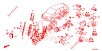 UNITE DE COMMANDE (COMPARTIMENT MOTEUR) (3) pour Honda CR-V DIESEL 1.6 EXCLUSIVE NAVI 4WD 5 Portes 9 vitesses automatique 2016