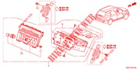 APPAREIL AUDIO pour Honda CR-V DIESEL 2.2 LUXURY 5 Portes 5 vitesses automatique 2012