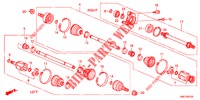 ARBRE PRIMAIRE AVANT/DEMI ARBRE (DIESEL) pour Honda CR-V DIESEL 2.2 LUXURY 5 Portes 5 vitesses automatique 2012