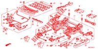 COMP. DE SIEGE AV. (G.) (SIGE ASSISTE) pour Honda CR-V DIESEL 2.2 LUXURY 5 Portes 5 vitesses automatique 2012