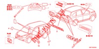 EMBLEMES/ETIQUETTES DE PRECAUTIONS pour Honda CR-V DIESEL 2.2 LUXURY 5 Portes 5 vitesses automatique 2012