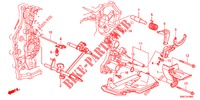 FOURCHETTE DE SELECTION (DIESEL) pour Honda CR-V DIESEL 2.2 LUXURY 5 Portes 5 vitesses automatique 2012