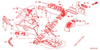 GARNITURE D'INSTRUMENT (COTE DE PASSAGER) (LH) pour Honda CR-V DIESEL 2.2 LUXURY 5 Portes 5 vitesses automatique 2012