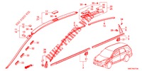 MOULAGE pour Honda CR-V DIESEL 2.2 LUXURY 5 Portes 5 vitesses automatique 2012