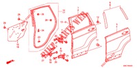 PANNEAUX PORTE ARRIERE pour Honda CR-V DIESEL 2.2 LUXURY 5 Portes 5 vitesses automatique 2012