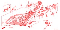 PROJECTEUR pour Honda CR-V DIESEL 2.2 LUXURY 5 Portes 5 vitesses automatique 2012