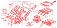 SOUFFLERIE DE CHAUFFAGE (LH) pour Honda CR-V DIESEL 2.2 LUXURY 5 Portes 5 vitesses automatique 2012