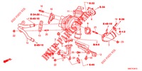 TURBOCOMPRESSEUR (DIESEL) pour Honda CR-V DIESEL 2.2 LUXURY 5 Portes 5 vitesses automatique 2012