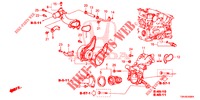 POMPE A EAU (DIESEL) pour Honda CR-V DIESEL 1.6 COMFORT 5 Portes 9 vitesses automatique 2017