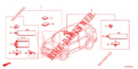 FAISCEAU DES FILS (4) (LH) pour Honda CR-V HYBRID 2.0 BASE 5 Portes Electronique CVT 2019