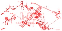 BRAS INFERIEUR ARRIERE (4WD) pour Honda CR-V HYBRID 2.0 MID 5 Portes Electronique CVT 2019