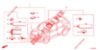 FAISCEAU DES FILS (4) (LH) pour Honda CR-V HYBRID 2.0 MID 5 Portes Electronique CVT 2019