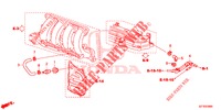 TUYAU DE RENIFLARD pour Honda CR-Z IMA THIS IS 3 Portes 6 vitesses manuelles 2013