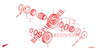 ARBRE DE SORTIE pour Honda HR-V 1.5 EXCLUSIVE 5 Portes full automatique 2016