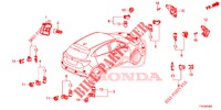 CAPTEUR DE STATIONNEMENT pour Honda HR-V 1.5 EXCLUSIVE 5 Portes 6 vitesses manuelles 2017