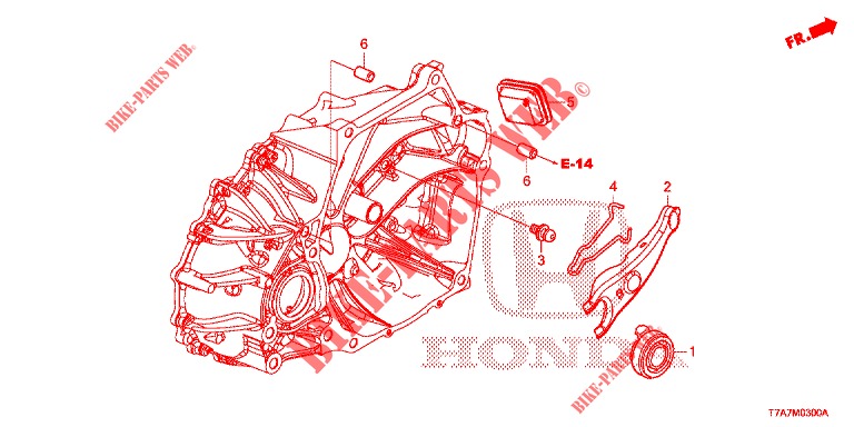 DEBRAYAGE (1.5L) pour Honda HR-V 1.5 EXCLUSIVE 5 Portes 6 vitesses manuelles 2017
