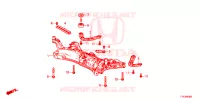 SOUS CHASSIS AVANT pour Honda HRV DIESEL EXECUTIVE 5 Portes 6 vitesses manuelles 2018