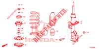 AMORTISSEUR AVANT (KE/KG) pour Honda HR-V 1.5 COMFORT 5 Portes full automatique 2019