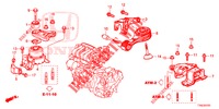SUPPORTS DE MOTEUR (AT) (1.5L) (DOHC) pour Honda HR-V 1.5 COMFORT 5 Portes full automatique 2019