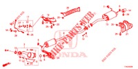 TUYAU D'ECHAPPEMENT/SILENCIEUX (1.5L) (DOHC) pour Honda HR-V 1.5 ELEGANCE 5 Portes full automatique 2019
