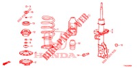 AMORTISSEUR AVANT (KE/KG) pour Honda HR-V 1.5 SPORT 5 Portes full automatique 2019