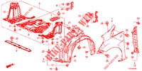 AILE AVANT pour Honda JAZZ 1.2 S 5 Portes 5 vitesses manuelles 2012