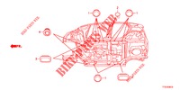ANNEAU (INFERIEUR) pour Honda JAZZ 1.2 S 5 Portes 5 vitesses manuelles 2012