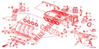 COLLECTEUR D'ADMISSION pour Honda JAZZ 1.2 S 5 Portes 5 vitesses manuelles 2012
