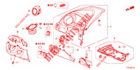 GARNITURE D'INSTRUMENT (COTE DE CONDUCTEUR) (LH) pour Honda JAZZ 1.2 S 5 Portes 5 vitesses manuelles 2012