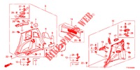 GARNITURE LATERALE pour Honda JAZZ 1.2 S 5 Portes 5 vitesses manuelles 2012