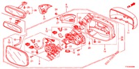MIROIR (COMMANDE A DISTANCE) pour Honda JAZZ 1.2 S 5 Portes 5 vitesses manuelles 2012