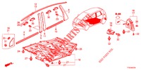 MOULAGE/PROTECTION pour Honda JAZZ 1.2 S 5 Portes 5 vitesses manuelles 2012