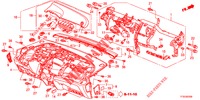 PANNEAU D'INSTRUMENT (LH) pour Honda JAZZ 1.2 S 5 Portes 5 vitesses manuelles 2012