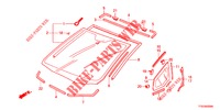 PARE BRISE AVANT pour Honda JAZZ 1.2 S 5 Portes 5 vitesses manuelles 2012
